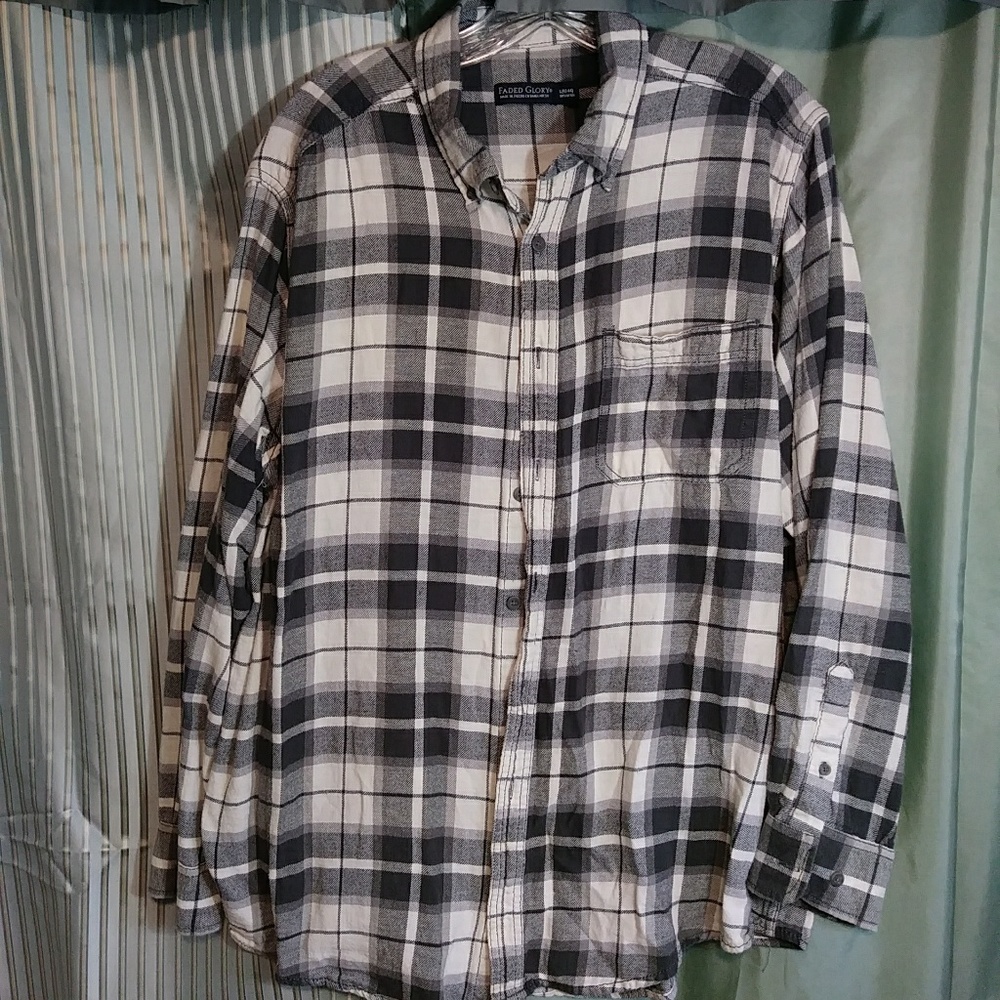 Faded Glory flannel dress shirt